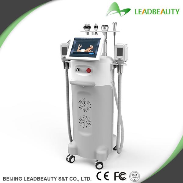Salon equipment stationary effective 5 handles fat freezing machine cryolipolysis device
