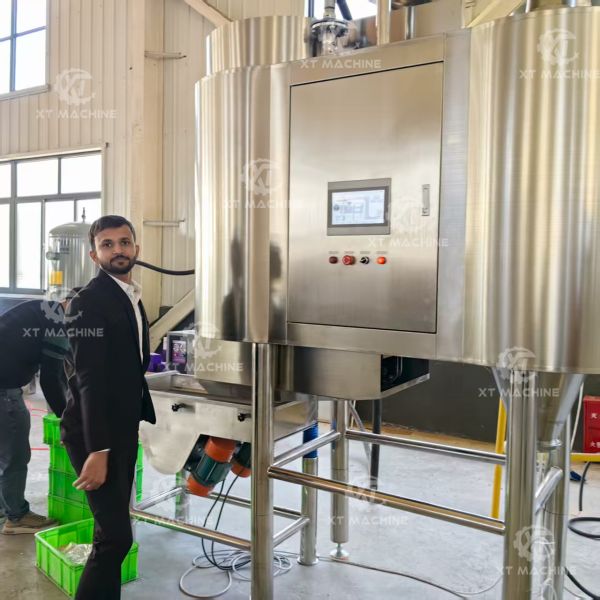 Stainless Steel 304 Food Grade Roasted Peanut Blanching Machine Hazelnut Peeling Machine