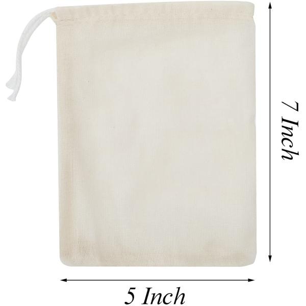 ECO House Kitchen Daily Grocery Fruit Food Shopping Bags Organic Cotton Reusable