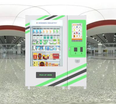 Negócio da máquina de venda automática da farmácia do pagamento com cartão de crédito de Winnsen com elevador e unidade refrigerando