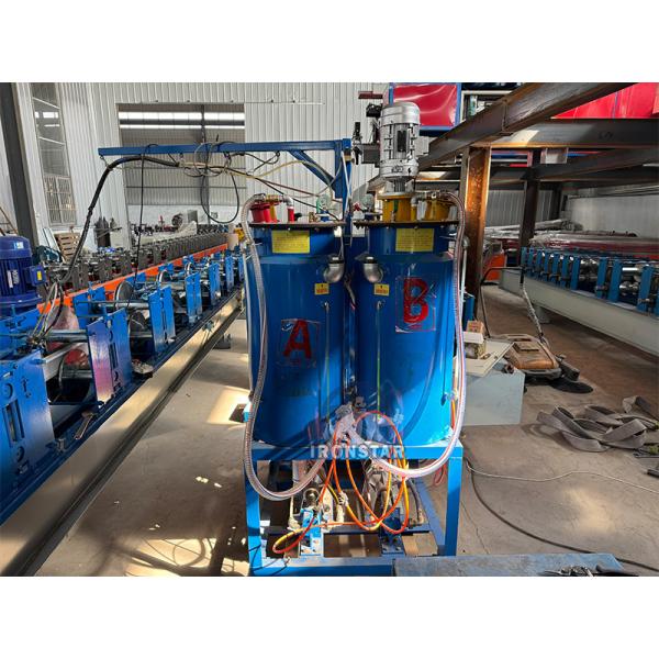 “Factory Direct PU Sandwich Shutter Door Roll Former Insulated Shutter Door Production Line For Galvanized Steel Aluminum Energy Saving PU Foam Insulated Shutter Door RollForming Machine Custom Size ”