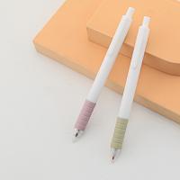 0.5mm Simple Plastic Press Creative Gel Ink Pen Fluent Writing Soft Grip Quick Dry Ink