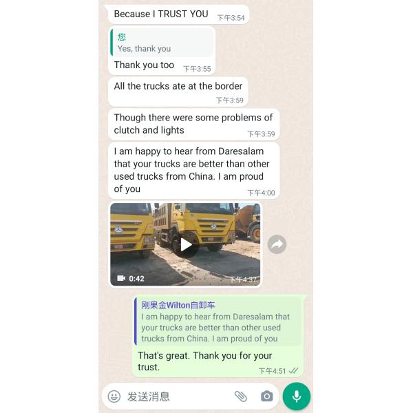 6х4 430 л.с. Камминс Дэмп-Трак для строительства 2 пассажира Задняя камера Не оборудован