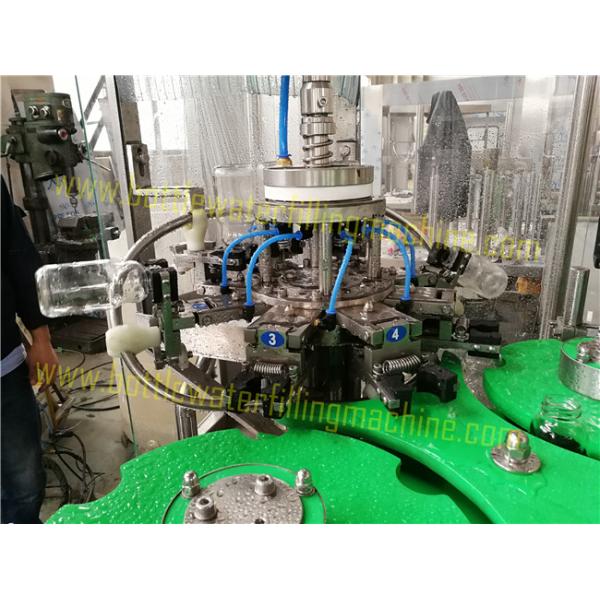 Combined Water Juice And Milk Filling Line , Fruit Juice Glass Bottle Production Line