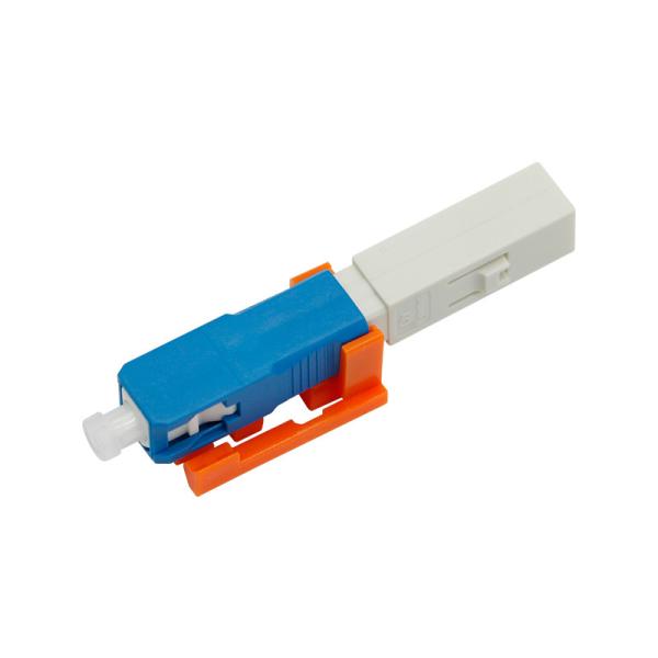 SC UPC Optical Straight Type Ftth Fast Connector Premium ceramic ferrule