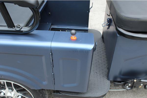 White color 60V32Ah lead-acid battery 1000W three wheeled electric scooter