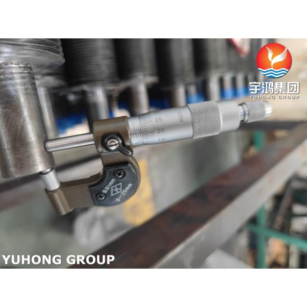 ASME SA209 T1 Carbon Steel Embedded G Fin Tube for Boiler Components Economizers