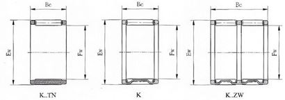 High Precision Radial Needle Bearing With Multi Column Low Noise K 3X5X7
