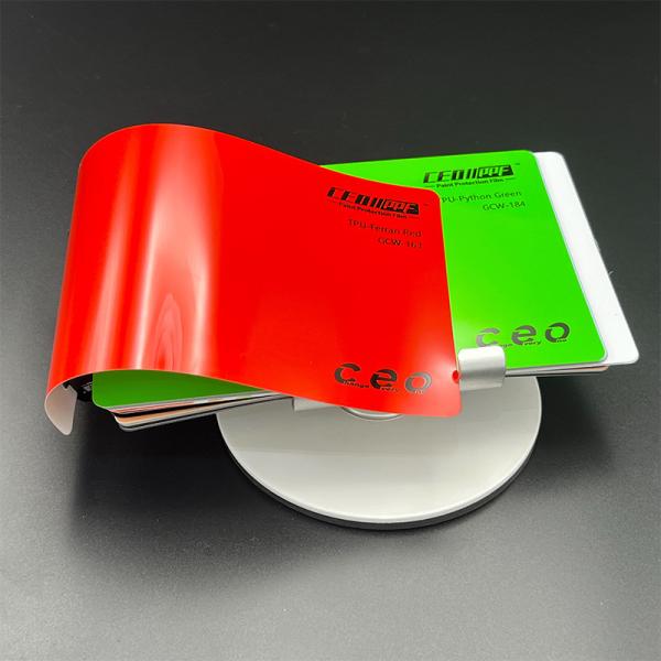 Зелёный цвет TPU PPF двойной слой скретч 7.5mil 60 дюймовой автомобильной краски пленки