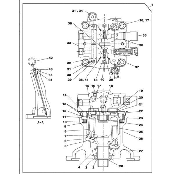 HMFC160-031A Swing Motor Assy CX210B KRC10260