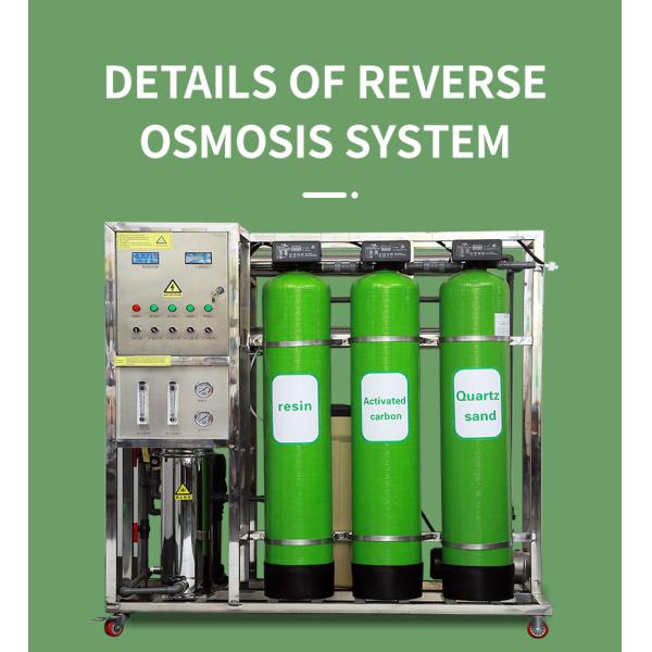 500/1000/1500/2000 LPH RO Reverse Osmosis Water Filter System  Purification Systems Water Treatment Machinery