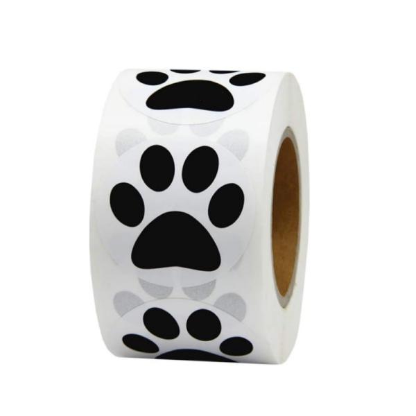 Customized Sticker Rolls Label Logo Roll Thank You Adhesive Label Sticker Roll Paper Logo Design Manufacturer