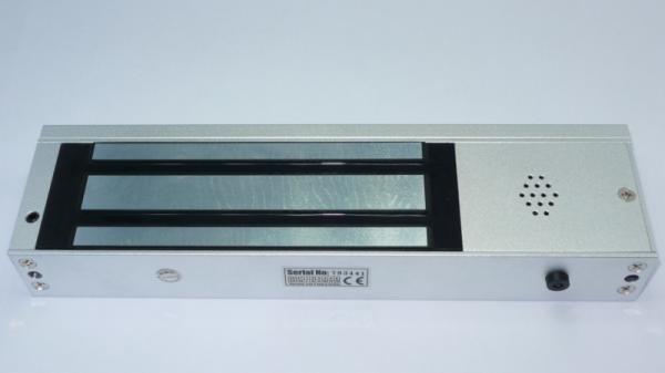 Zinc 12 / 24VDC Double Electric Magnetic Lock With Buzzer 1200LBs Holding Force