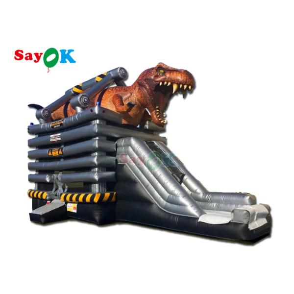 Outdoor Inflatable Slide Customized Size Commercial Inflatable Bounce Slide For Kids Dinosaur Inflatable Slide