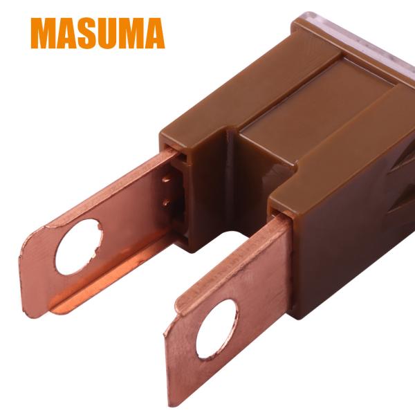 Automobile MASUMA LED Indicateur Micro fusible alimentation 120A Marron 12 pièces Année Produits généraux