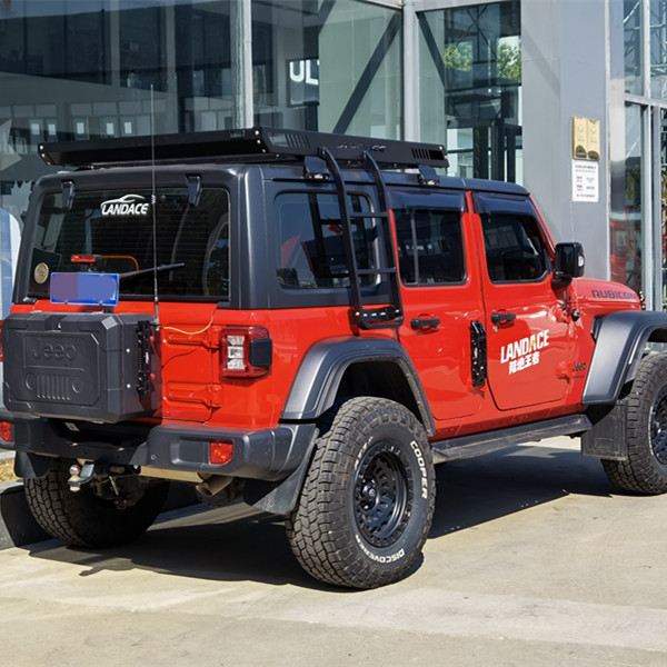 Strong and Aluminum Alloy Perimeter Guard for Jeep Wrangler JL JK Roof Rack Tray Platform Luggage Bracket