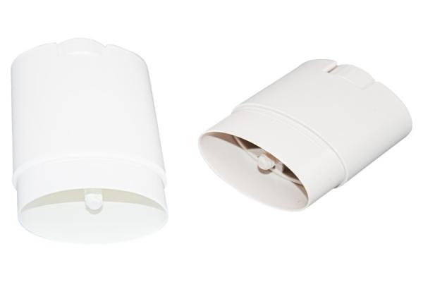 Recipiente dado forma oval reusável da vara de desodorizante do PCR dos PP com o tampão superior liso 15g 50g 75g