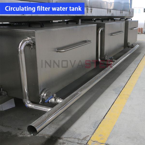 Low Water Consumption 6000*2800*2200 Vegetable Plastic Crate Basket Washer Washing Machine