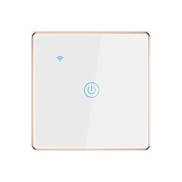 Tuya Smart Wifi Switch 1 Gang Metal Bezel App Remote Schedule Voice Control With  Amazon Google&Alexa