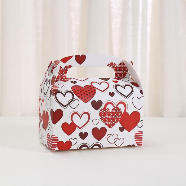 Dessert Packaging Box Kraft Paper Box Printed Love Handbag Valentine'S Day Gift Box