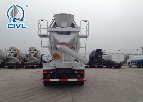 Pto Cement Mixer Truck Concrete Mixing Equipment With Safety Belts For Driver