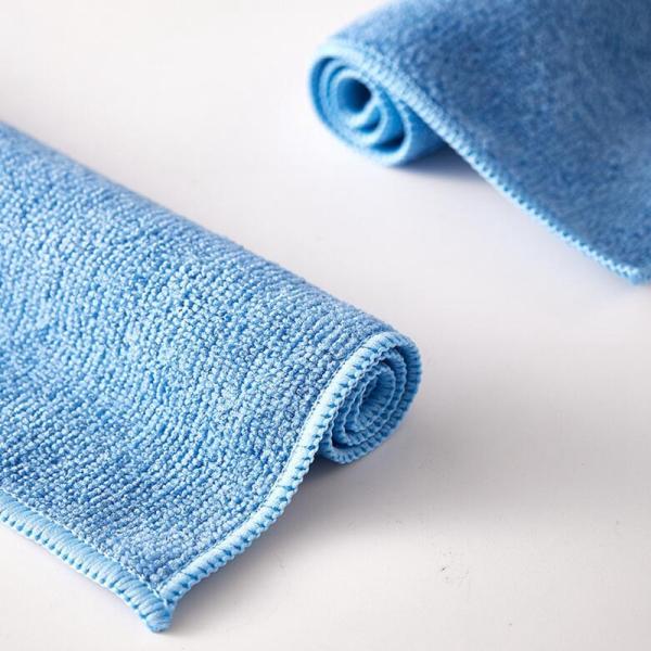 Chiffon de nettoyage en microfibre sans peluche personnalisé 12x12 pouces 143-383gsm