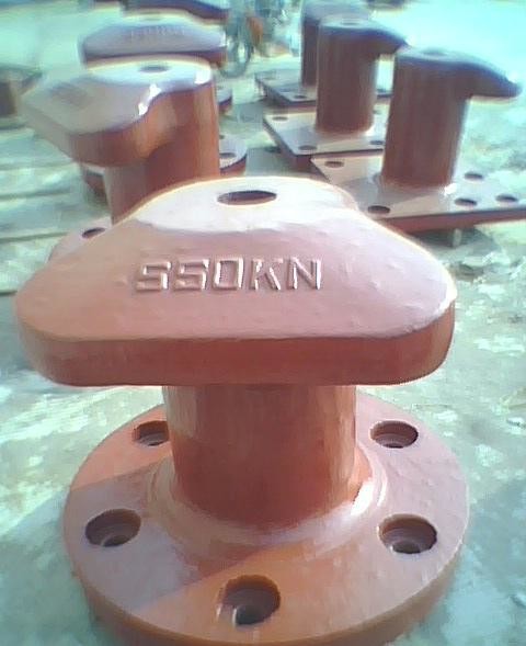 Doca Marine Tee Head Bollard da primeira demão da cola Epoxy da explosão de tiro