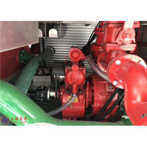 Camion de pompiers de petite taille d'offre de l'eau 2000L avec le moniteur de toit de contrôle manuel