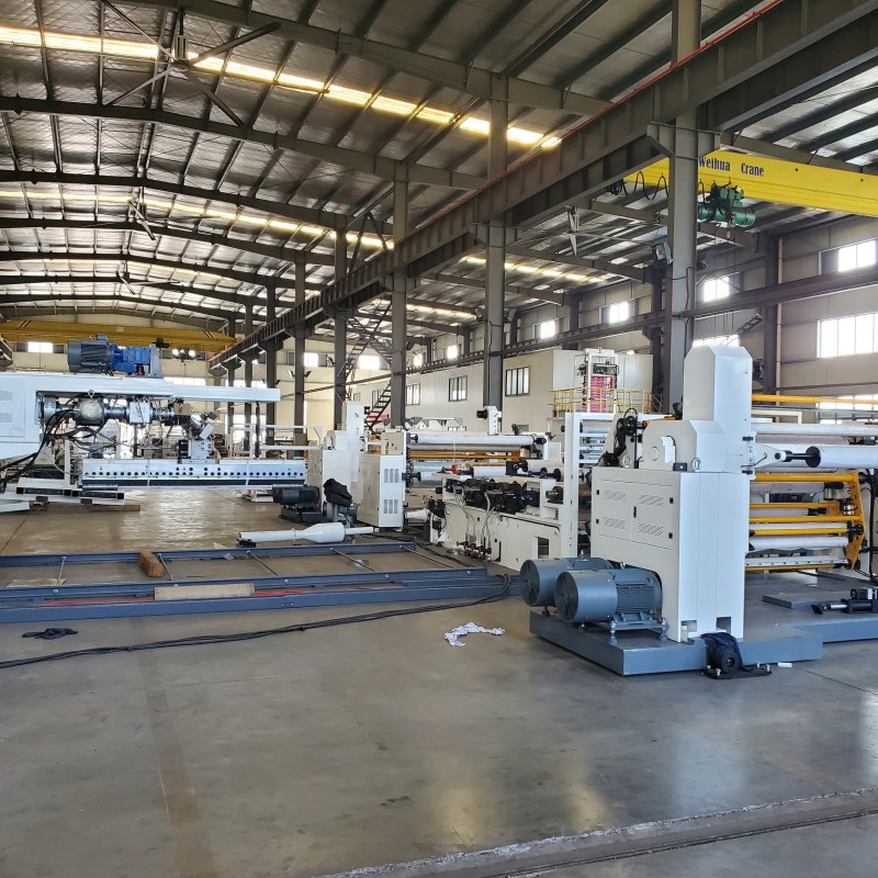 High Precision Release Paper Extrusion Laminating Machine for Leather Pattern Transfer | China Manufacturer