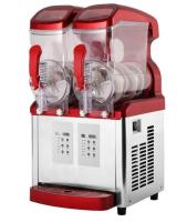 Machine électrique de luxe de neige fondue de glace de couleur rouge, petite machine de neige fondue de cube de luxe