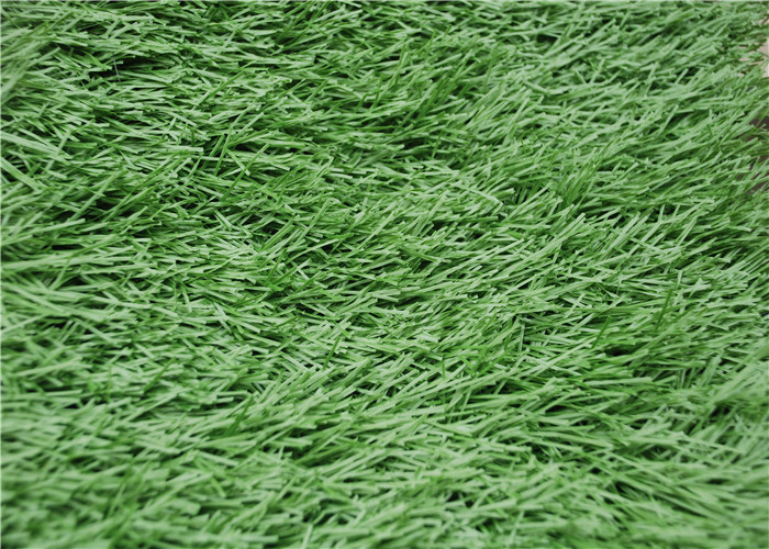 PE Monofilament Yarn Field Green Soccer Artificial Grass 3/4'' Gauge , Height 20mm to 50mm