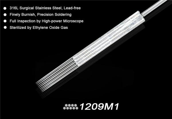 Best Premium Sterile Tattoo Needles #12 Standard Round Liner Tattoo Needles 50 - Pack
