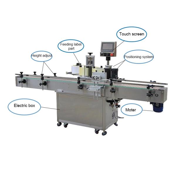 Машина для прикрепления этикеток бутылки дезинфицирующего средства 35m/Min руки медицины