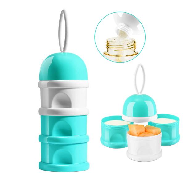 Portable Sealed PP Baby Milk Powder Container Multi Function