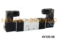 type double manière pneumatique 24V 220V de 4V120-06 Airtac de la vanne électromagnétique 5/2