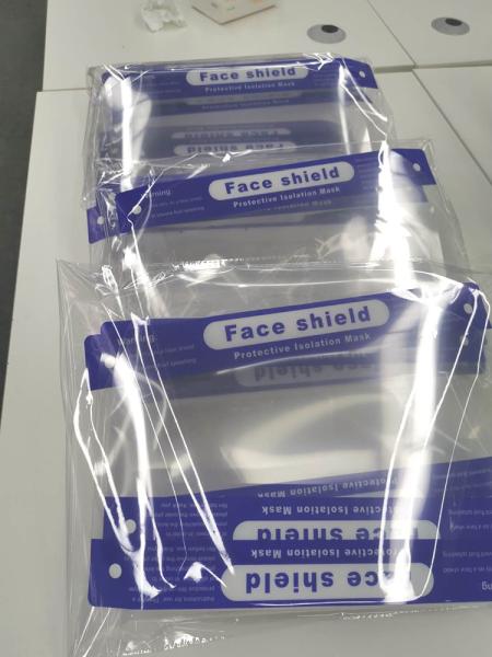 Anti Fog Medical Face Shield Hypoallergenic Foam Band Increased Air Flow Design