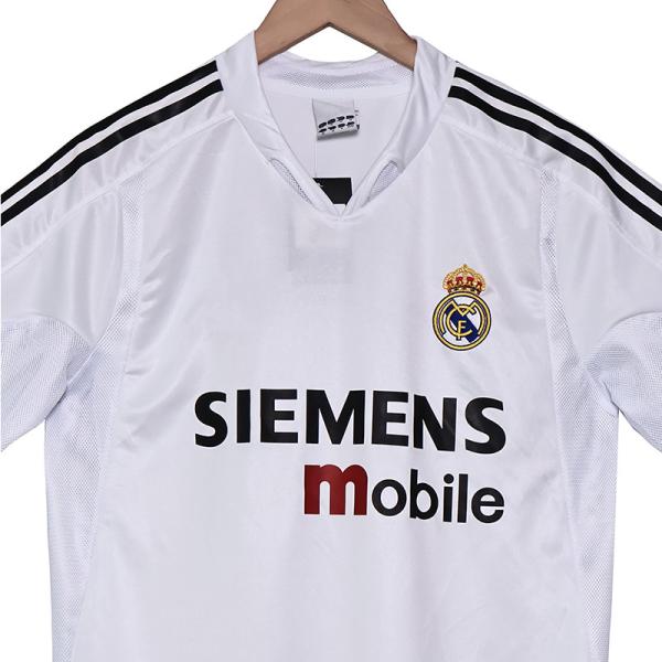 Real Madrid 2004 Retro Home Fans Football Jersey Ultimate Collection for Fans