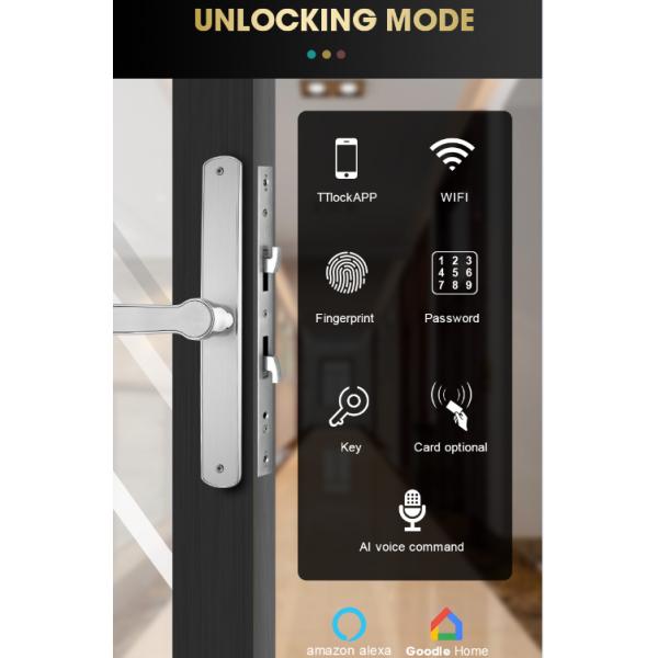 FPC Fingerprint Lock Sliding Door Lock Bluetooth Zinc Alloy Handle