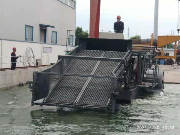 Automatic Water Hyacinth Aquatic Weed Cutter 10000*4400*3100mm