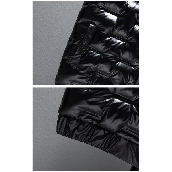 Colete de bolhas com fecho de fecho de poliéster impermeável de algodão sem mangas