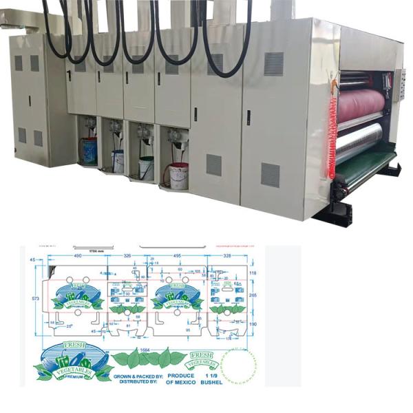 Высокоскоростная коробка пиццы делая машиной рифленую печатную машину коробки