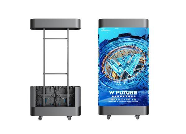 Newest Outdoor Rental LED Screen P1.5625 P1.953 P2.6 Mm 7680 Hz Panel Curved Shape Screen For Stage Show Event and Outdoor advertising machine