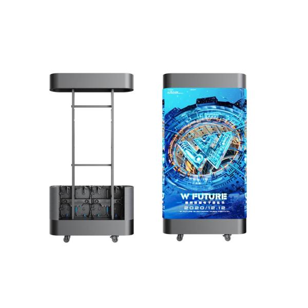 Pantallas LED de alquiler al aire libre P1.5625 P1.953 P2.6 Mm 7680 Hz Pantalla de forma curva Pantalla para eventos de espectáculos de escenario y máquinas publicitarias al aire libre