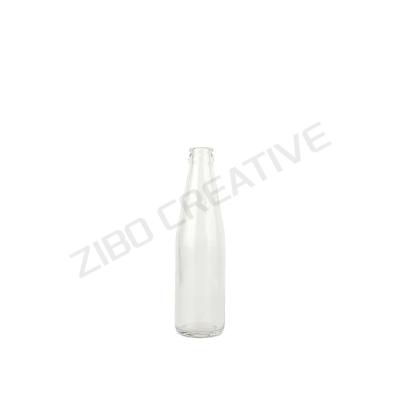 220ml Flint Glass Beverage Bottle Crown Top For Soda 300g CY-821