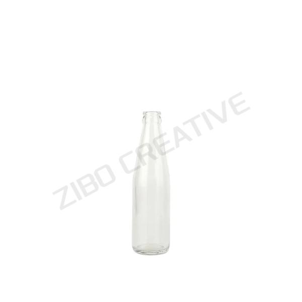 220ml Flint Glass Beverage Bottle Crown Top For Soda 300g CY-821