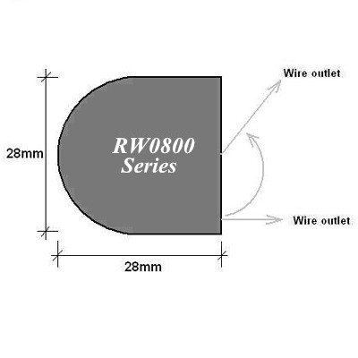 RUIWOR RW0800 D-shaped Mini Anti Theft Pull Box for Product Positioning