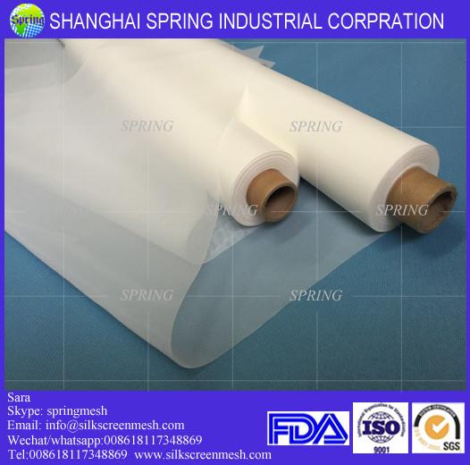 43T-80um(110mesh)white fine mesh screen/polyester materials/monofilament fabric/bolting cloth