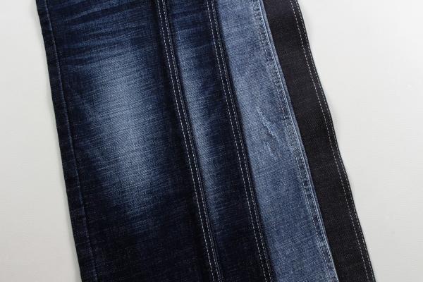 Peso pesado 12,6 oz azul escuro crosshatch tecido denim para jeans