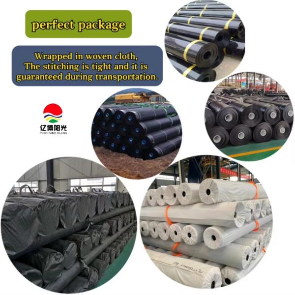 Глянцевая поверхность HDPE Geomembrane Liners 100% девственный HDPE для вылупления рыб на открытом воздухе