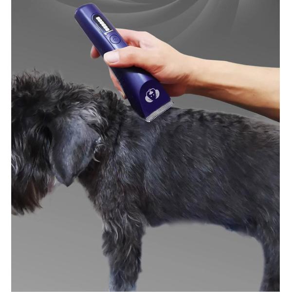 Battery Powered Pet Hair Trimmer Clippers Multiple Heads Grooming Kit for Small Pets